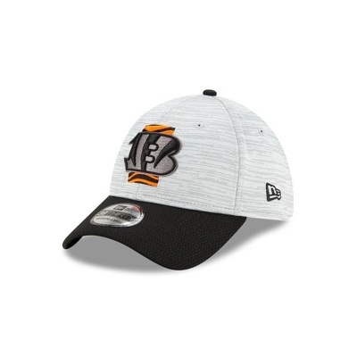 Cincinnati Bengals Gorra | New Era Official NFL Training 39thirty Stretch Fit Cap Mexico - Negros